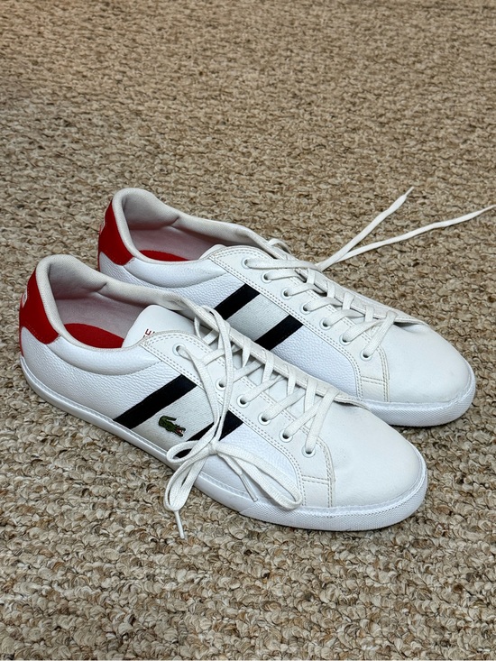 Lacoste Other - Lacoste Men's White Low-Top Sneakers